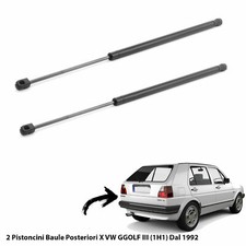 2 MOLLE  A GAS PISTONI PISTONCINI PORTELLONE BAGAGLI X VW GOLF III (1H1) Da 1992