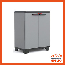 Armadio per da Esterno Mobile Basso  in Resina Plastica Balcone Antipioggia