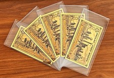 LOTTO DI CINQUE (5) BANCONOTE