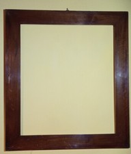  antica cornice in legno, grande, noce