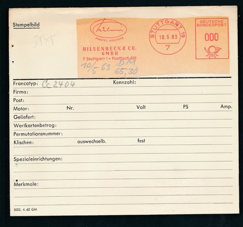 S3545 francotipo afs - francotipo, carta