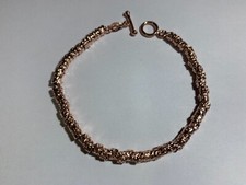 BRACCIALE PEPITE STILE DODO  IN ARGENTO MASSICCIO 925%, Pepite grandi 4 mm circa
