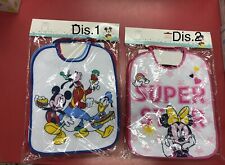 BAVETTE NEONATO SPUGNA PLASTIFICATA GRANDI  DISNEY  MICKEY/MINNIE MOUSE CONF.6pz