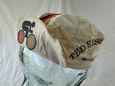 RARO cappello berretto bici da strada vintage TED ERN BICYCLES Manhattan Beach, CA 60s 70s