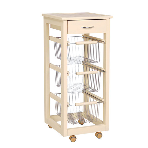 Carrello cucina slim legno - slim, in