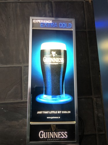 Guinness illuminated sign pub - guinness,