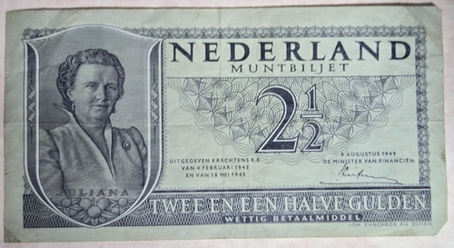 1949 netherland 2 gulden - 1949,