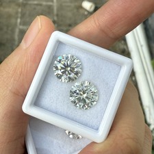 Moissanite sfusa colore D 0,1-5 ct VVS1 GRA taglio tondo certificato per fare gioielli