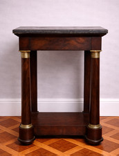 Console/tavolino in mogano e