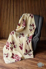 Pura Lana Merino Coperta/Copriletto 100%Divano Letto Pad Copertura Naturale,All