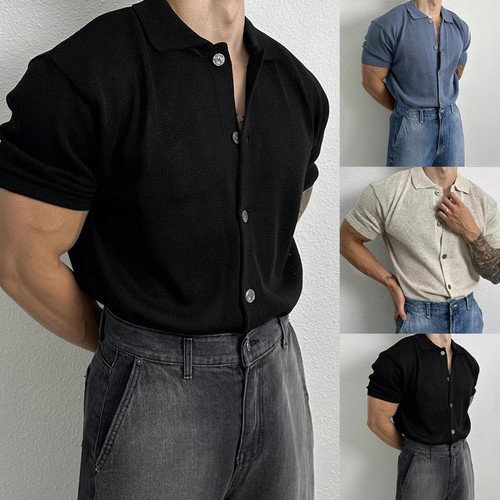 Shirt uomo maglia slim fit - t-shirt,