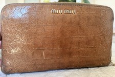 Portafoglio Miu Miu Croc in