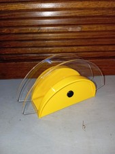 GUZZINI PORTA TOVAGLIOLI GIALLO FURIO MINUTI VINTAGE ANNI '80