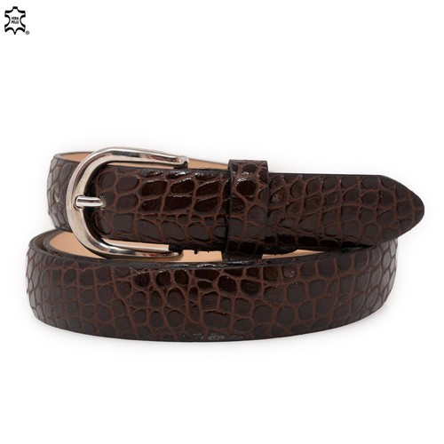 Cintura donna marrone - , sottile