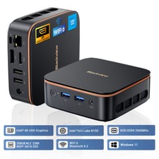 Blackview MP20 Mini PC Intel N150 8GB DDR4 256GB M.2 SSD Windows 11pro WIFI 6 DP