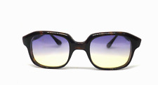 VINTAGE Occhiali da sole uomo EUROGLASS anni 80 plastica marrone piccolo italia