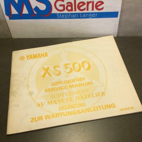 Yamaha 500 manuale officina - xs,