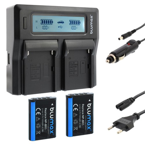 Batteria caricatore per - 2x,
