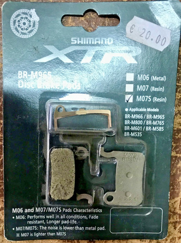 Pastiglie freni shimano xtr - shimano, xt