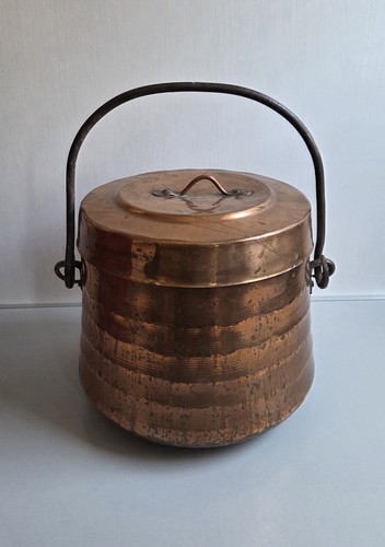 Secchio per camino vintage