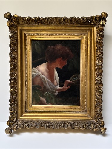 Antico quadro bella donna - antico,