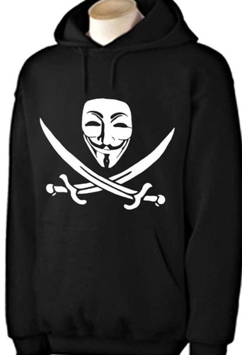 Maschera anonima pirata spade - maschera,