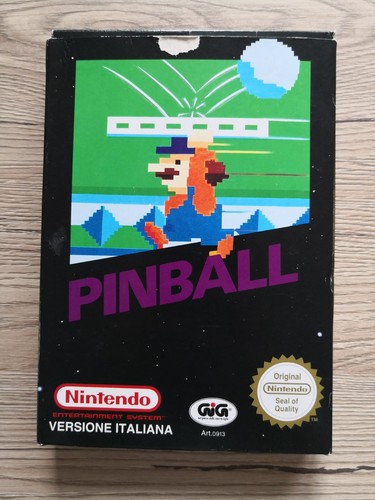 Nintendo nes pinball gig ita - nes,