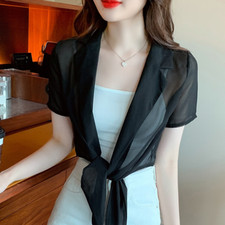 Women's Veil Chiffon Shoulder