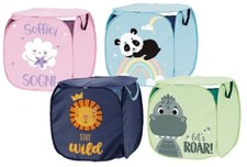 1 Pezzo Contenitore Portatutto Portagiochi Pieghevole 45 x 45 cm 4 Decori