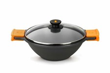 Pintinox Wok con coperchio Bra