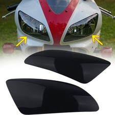 1 Paio Targa Copri Obiettivo Faro Moto per Yamaha YZF R1 98-99