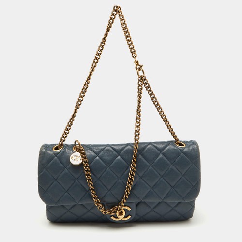 Borsa chanel blu - borsa, pelle