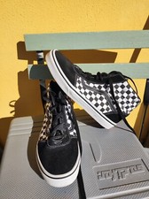 VANS FILMORE HI YUA801  N.38 scarpe donna sneakers alte lacci nero camoscio