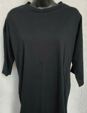 Vestito Camicia Donna Pretty Little Thing Taglia 4 Nero NUOVO