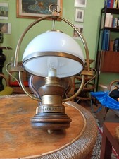 lampada da Pub-Taverna in legno/ottone/vetro ottime condizioni