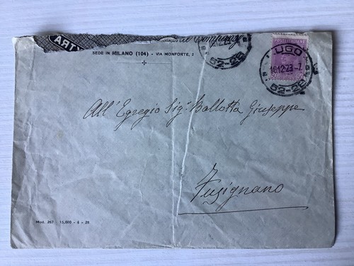 Busta lettera viaggiata - busta,