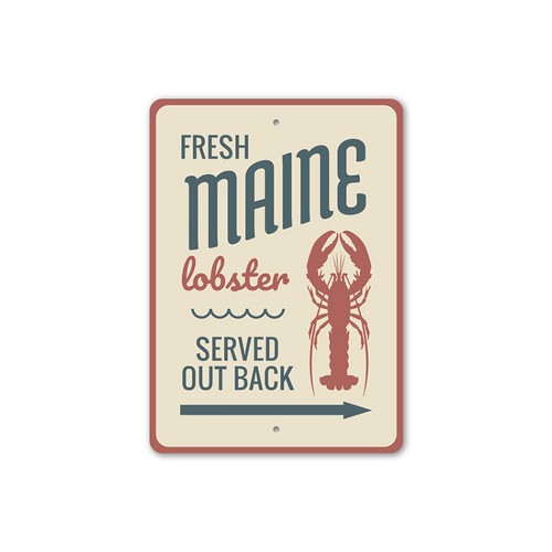 Fresh maine aragosta servita - maine,