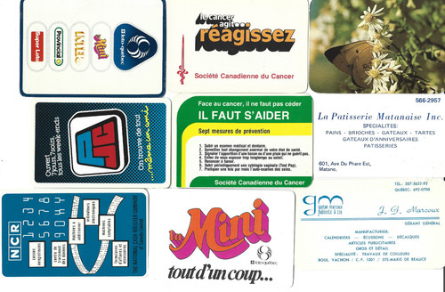 Ancien calendriers de - calendriers,