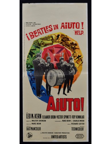 Locandina aiuto beatles help - locandina,