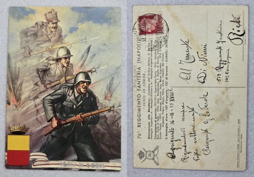 Cartolina reggimentali - cartolina,