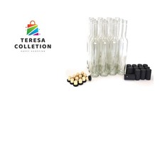 Bellissima Bottles, 375ml, Clear - Case of 12 - Refined, Elegant,  Look & Fee...