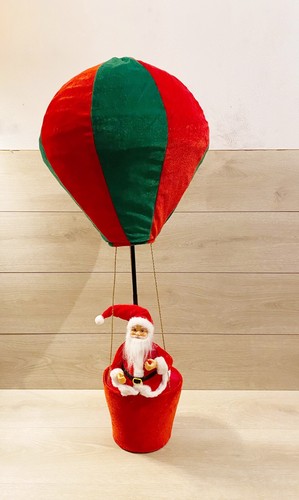 Babbo natale con mongolfiera - babbo,