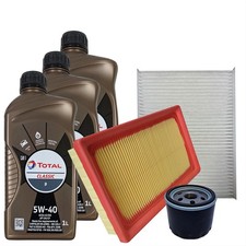 Kit tagliando Citroen C1 II Peugeot 108 Toyota Aygo 1.0 Kit 3 Filtri 3 Olio 5W40