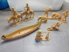 soldatini Atlantic lotto 1/32 western cowboy Davy Crockett clone 1206 no airfix