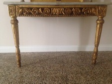 Consolle In Oro Zecchino