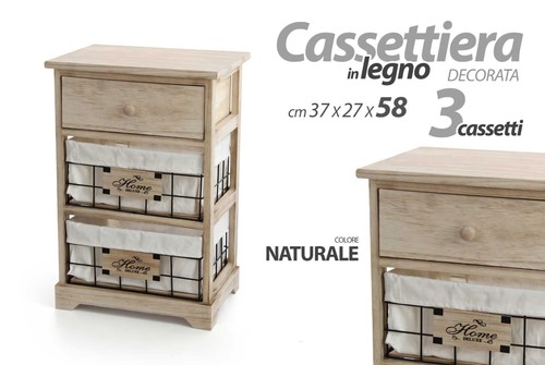 Mobile cassettiera legno - in,