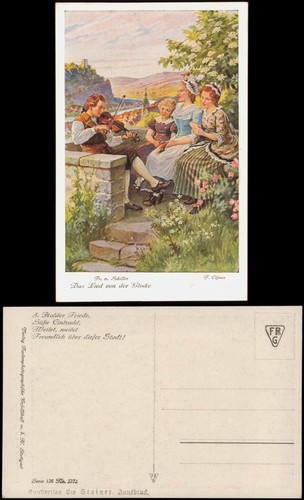 Cartolina artistica v - cartolina,
