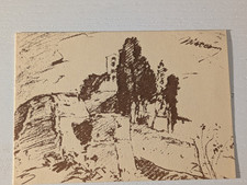 Maceo Casadei cartolina "Rocca di Meldola" non viaggiata in ottime condizioni