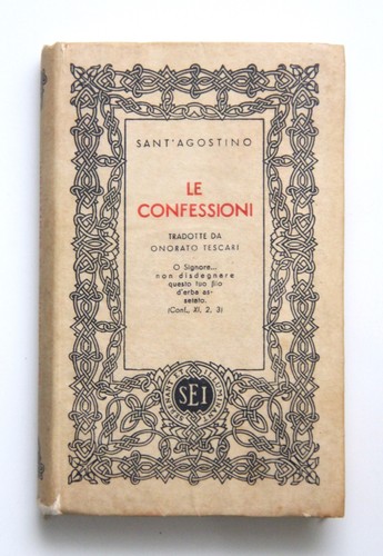 Sant agostino confessioni - le,