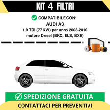Kit 4 Filtri Tagliando per